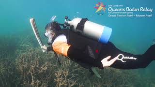 2018 Commonwealth Games Baton Relay  Great Barrier Reef [upl. by Meekyh]