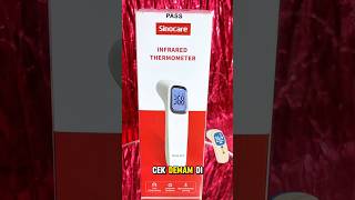 review Sinocare Infrared Thermometer unboxing alatkesehatan shorts [upl. by Diann]