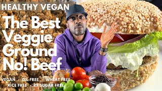 Best Healthy Vegan Veggie Ground Meat Substitute [upl. by Ennael]