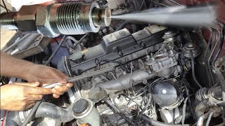 Toyota 1kz engine injector work [upl. by Stuppy]