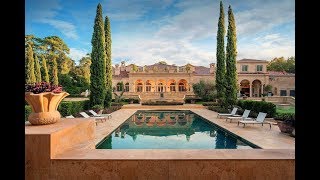 Intricate Palatial Chateau in Houston Texas  Sothebys International Realty [upl. by Livy]