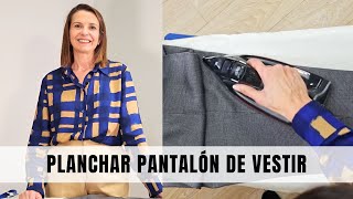 Tutorial de plancha muy fácil Pantalón de vestir [upl. by Shina]