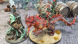 Nighthaunt vs Fyreslayers AoS Battle Report  Fate of the Forge Fires pt2 [upl. by Ainomar]