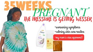 MY SKINCARE ROUTINE IN PREGNANCY  MY MUM IS COMING TO UK 🇬🇧  FIRST TIME MUM [upl. by Ttirrem]