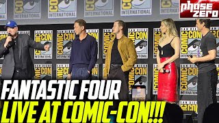 Fantastic Four Cast amp Fantasticar FULL VIDEO At Marvel Hall H  SDCC 2024 [upl. by Olivero]