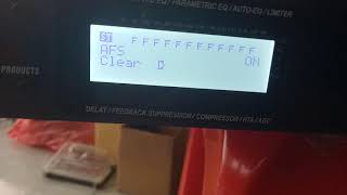 DBX Driverack PA260 Reset band chống hú [upl. by Annahavas]