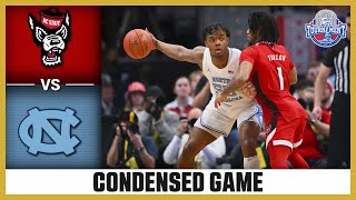 NC State vs North Carolina Condensed Game  2024 ACC Men’s Basketball Tournament [upl. by Okomom999]