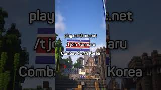 Join the Fight minecraft earth earthmc korea pvp shorts [upl. by Beacham]