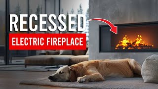 How To Install A Recessed Electric Fireplace [upl. by Taryne]