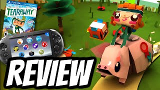 Tearaway Playstation Vita REVIEW PS VITA HD GAMEPLAY [upl. by Aimekahs]