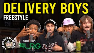 Delivery Boys Freestyle on 4 BEATS on The Bootleg Kev Podcast [upl. by Itsa94]