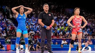 Olympic qualification trail 50 kg final vinesh phogat vs Shivani RSPB VS MP [upl. by Ahsilad]