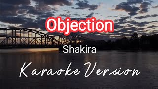 OBJECTION  SHAKIRA  KARAOKE VERSION [upl. by Asenad]