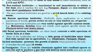 Classification of herbicides its selectivity and resistance Allelopathic effect of weed [upl. by Alaine]