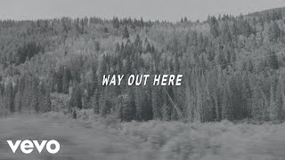 Riley Green  Way Out Here Lyric Video [upl. by Enelaj]