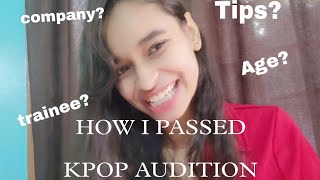 HOW I BECAME KPOP TRAINEEBONUS TIPS [upl. by Ayin880]