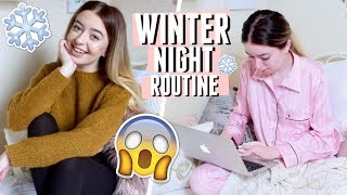 WINTER NIGHT ROUTINE 2017 amp GIVEAWAY [upl. by Nessy]