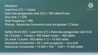 PEMBAHASAN SOAL UKAIMANAJEMEN FARMASI PART 2 ROI SAFETY STOCK HPP HPPBEP [upl. by Adnilak486]