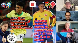 Brasil DA PENA CLASIFICARÁ pero JUEGA FEO Colombia DEJÓ su invicto en BOLIVIA  Exclusivos [upl. by Dodie]