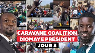 4ème Jours de campagne  Revivez les temps forts de la caravane Diomaye Président [upl. by Nosemaj]