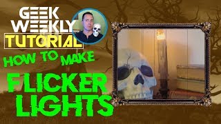 Halloween Tutorial How To Make Flicker Lights [upl. by Berk]