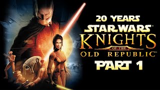 Star Wars KotOR 20th Anniversary  Gameplay Walkthrough  Part 1  quotEndar Spire Tarisquot [upl. by Lenard]