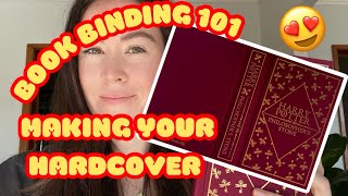 Bookbinding 101  Make your hardcover [upl. by Lehcor]