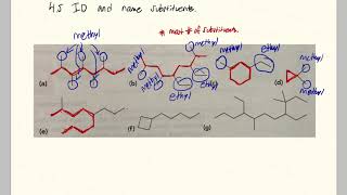 Finding and naming substituents in alkanes ORGANIC CHEMISTRY [upl. by Alphonse]