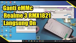 Ganti Emmc Realme 3 RMX1821 464gb Langsung On File Dump Tested [upl. by Sacram944]