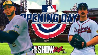 Opening Day 2025 Is Here  MLB The Show 24 Brewers Franchise [upl. by Hammer470]