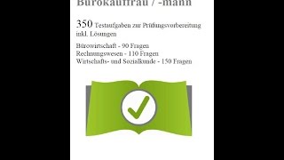 Bürokauffrau mann  5 Prüfungsfragen für die Abschlussprüfung [upl. by Essej]