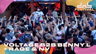 Voltage B2B Benny L amp Rage  NV  DnB Allstars Festival 2023  Live From London DJ Set [upl. by Laaspere]