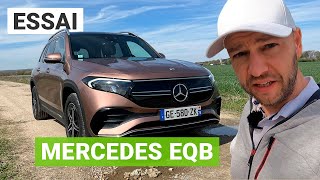 Essai Mercedes EQB  Un SUV électrique 7 places et classe [upl. by Paco396]