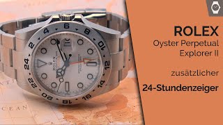 Zusätzlicher 24Stundenzeiger  Rolex Oyster Perpetual Explorer II  ARMBANDUHREN  Magazin [upl. by Lari]