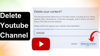 How To Delete Youtube Channel in 2024 Step by Step Tutorial [upl. by Nairdad]