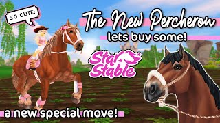 Star Stable  Buying the NEW Percheron Horse Breed  All Gaits amp SPECIAL Move [upl. by Magda]