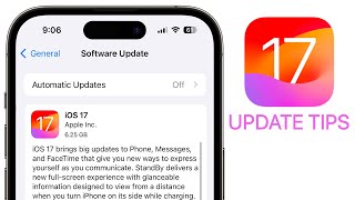 How to Update to iOS 17  Tips Before Installing [upl. by Bolling636]