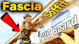 How To Install Soffit Fascia And PVC Board [upl. by Bella263]