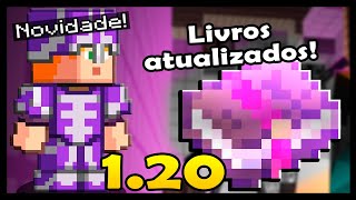 MINECRAFT 120  NOVIDADE OS LIVROS DE ENCANTAMENTOS FORAM ATUALIZADOS [upl. by Annayr846]