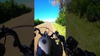 Harley Davidson FortyEight hiting road over the rainbow bike motorcycle harleydavidson motovlog [upl. by Kariv955]