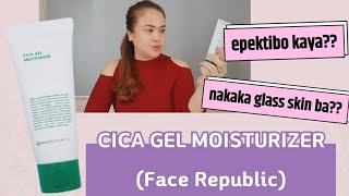 Cica Gel Moisturizer Face Republic  Product Review  Miles Poblete [upl. by Seni]