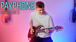 Maroon 5  Payphone  Electric Guitar Cover [upl. by Linet]