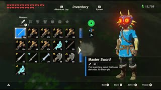 How to Set Up Apparatus Storage Without the Camera Rune in Zelda Breath of the Wild Glitch [upl. by Sikata171]