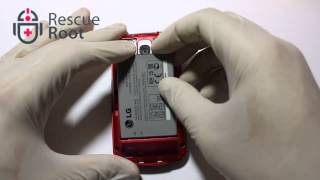 LGP500h Android Smartphone  Installing a SIM card [upl. by Audy]