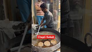 Best Chapli Kebab in Delhi ❤️✅  Kebabish by Tanveer  food chaplikabab funny shorts [upl. by Gilbertine]