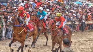 Kuda JAWA TIMUR Juara Kelas Remaja Pacuan Bukittinggi 2019 RangkapPacu [upl. by Akcir]