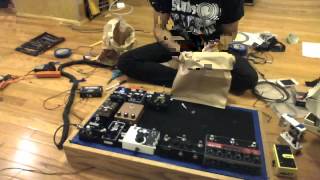 Pedalboard Wiring Timelapse [upl. by Ylesara]