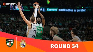 LAST MINUTE WIN  Zalgiris Kaunas  Real Madrid Highlights  202324 Turkish Airlines EuroLeague [upl. by Fenton]