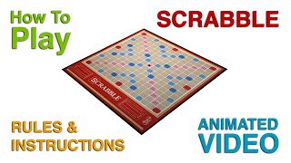 SCRABBLE Rules  How To Play Scrabble  Rules of Scrabble EXPLAINED [upl. by Svetlana]