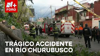 Fatal choque deja un muerto y 2 lesionados en Circuito Interior Río Churubusco CDMX  Las Noticias [upl. by Immas]